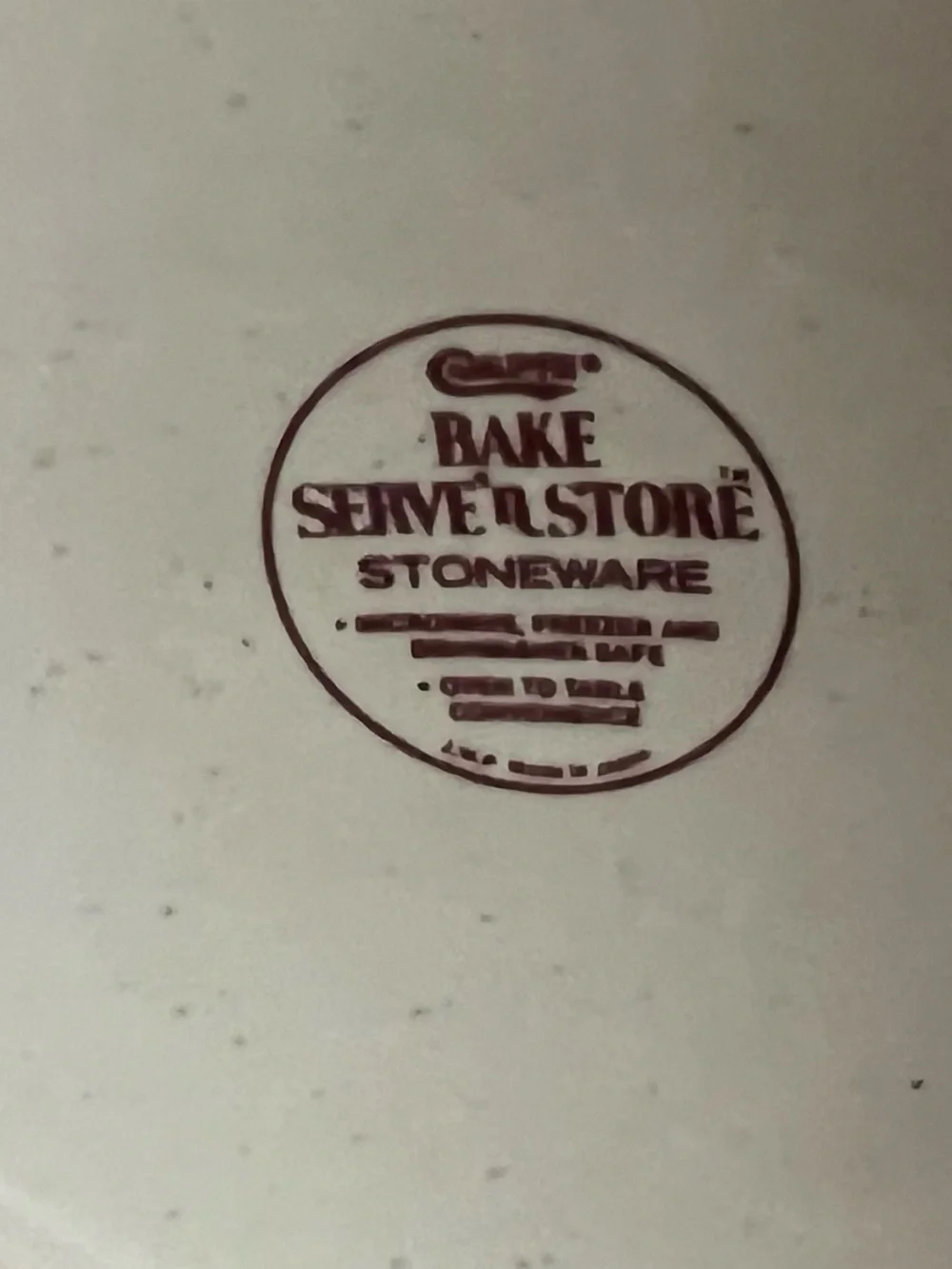 1970 Vintage Capri Stoneware Bean Pot Casserole Bake Serve N Store with Lid
